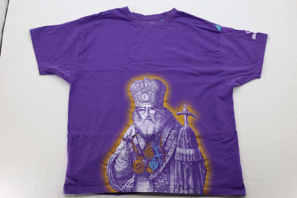 Fifth Degree Haile Selassie Rastafari Purple Graphic T-Shirt